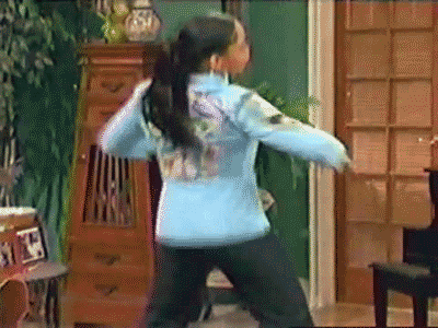Booty popping to a song....  
