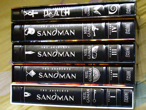 shootwithyourmind:  spikeghost:  sweet looking volumes  I just have to get Absolute Death and Volume