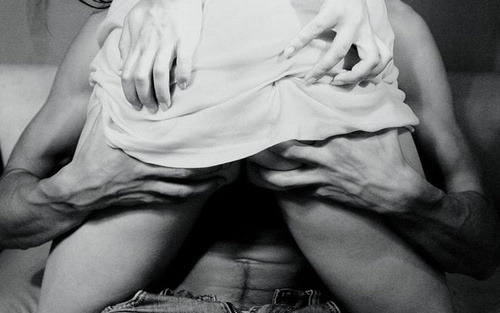 bendingsubmission:  Just this. I won’t take anything off, or place a single finger