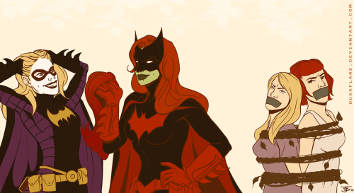 batwomanfuckyeah:Bat Ladies by ~duskflare