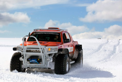 puregrit:  An Arctic Trucks AT44 Tacoma testing for the Thomson Reuters Eikon South Pole expedition.