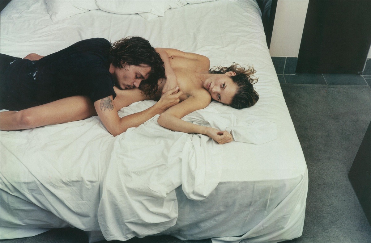 Kate Moss and Johnny Depp by Annie Leibovitz