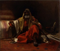 victorianon: Léon Bonnat - An Arab Sheik