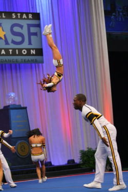 cheer-is-religion:  Umm, shes about to die.