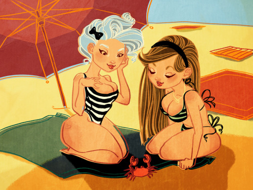 beach, digital
super quick drawing of girls on an apparently abandoned beach. the painfully central composition is a consequence of my spontaneous desire to make a sketch look finished. (while the verbosity of this entire post is due to my lack of...