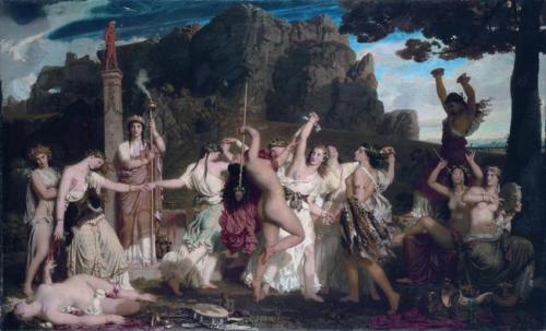 insanitylurksnearby: Dance Of The Bacchantes (Maenads) - Charles Gleyre