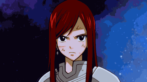 hiromiworld:  Erza Scarlet: Although you Erza , Fairy Tail has hurt a lot. Erza Knight Walker: Although you Erza , But you turned against King. Erza Scarlet: Erza..! Erza Knight Walker: No need to two! Erza Scarlet&Erza Knight Walker: This battle