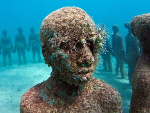 Porn Pics  Underwater sculptures in Grenada, Guatemala