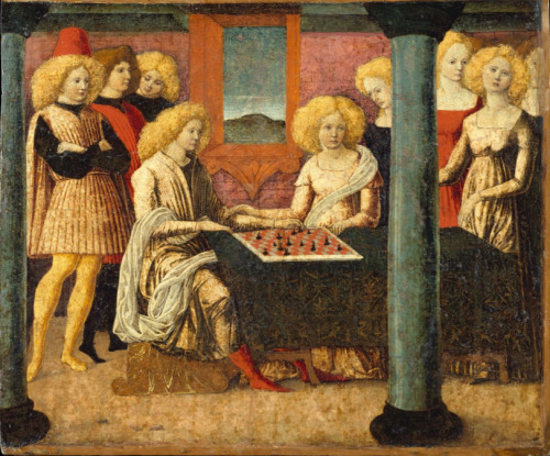  The Chess Players Liberale da Verona (Liberale di Jacomo) ca. 1474, tempera on wood Metropolitan Mu