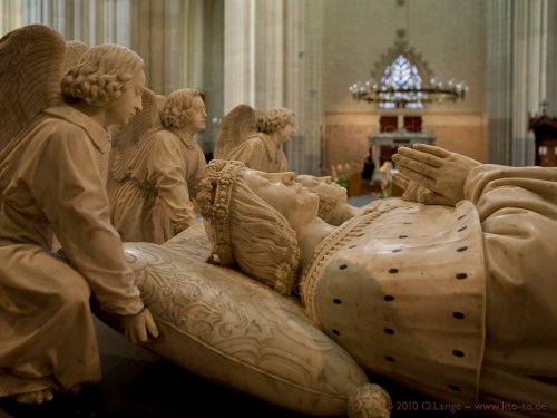 The tomb of Francis II, Duke of Brittany is a monument located in Nantes, in the Cathedral of St. Pe