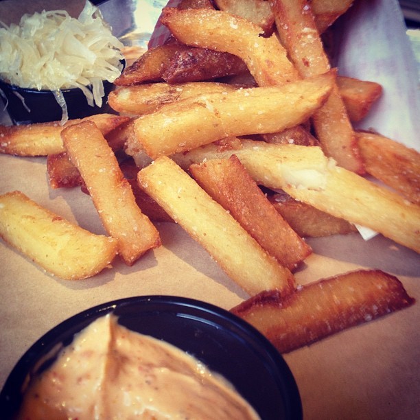 Truffle fries, nomz. 