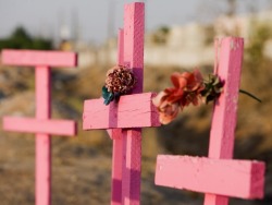 gothlings:  Crosses erected in Juarez for