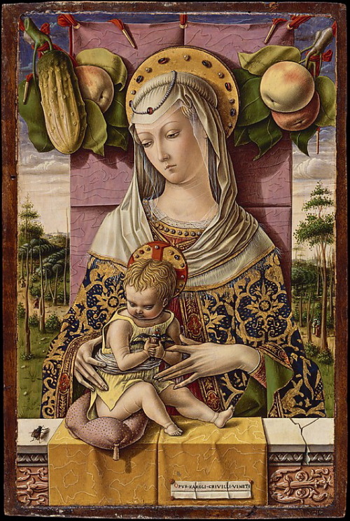  Madonna and Child Carlo Crivelli  1480, tempera and gold on wood 