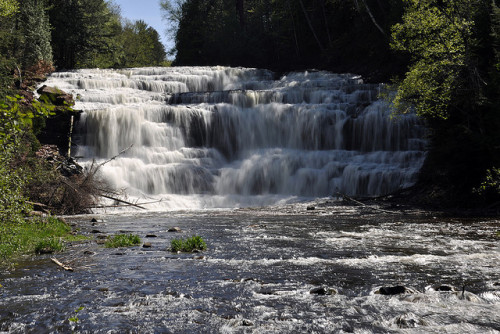 photo by J.A.B. on Flickr.The Agate Falls Scenic Site is a waterfall and state park located in south