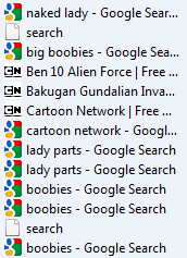  omfg i let my 9 year old cousin use my laptop