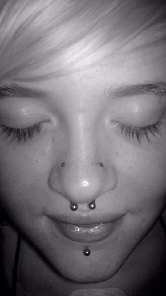 High Nostril Piercings by Grace on the BEAUTIFUL Maze McFuck! xxx