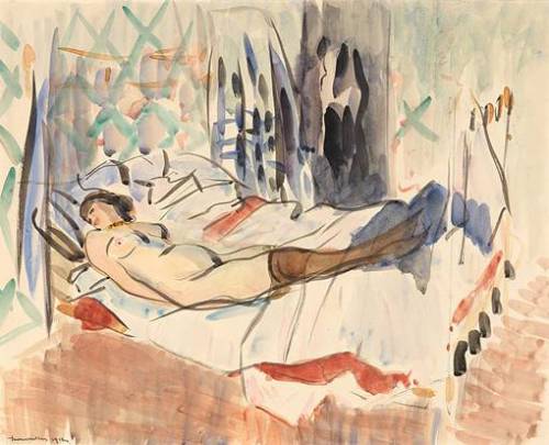 low-country:Rik Wouters - Woman Resting (~1900)Mechelen-born artist Rik Wouters was an influential p