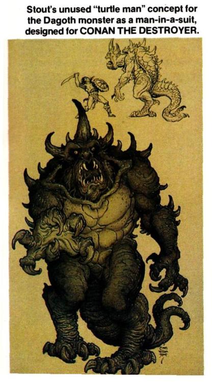 feedtheflies:  William Stout, Designs for Conan The Destroyer
