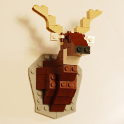 laughingsquid:  Taxidermy Deer LEGO Kit 