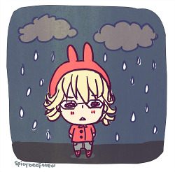 spicybeefstew:  It was rainy and gloomy the entire day yesterday. :(  your chibis are the cutest, hun ;u;