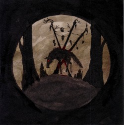 blackpaint20:  strange-gods:  Altar 1 6x6” india ink on paper  