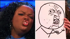 communitysoup:   The rage faces of Yvette Nicole Brown!  X 