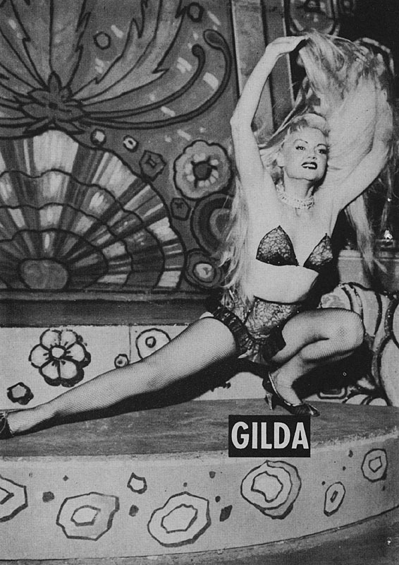  Gilda performing onstage at the ‘Follies Theatre’ in Los Angeles, sometime in