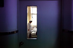cheatsheet:  Beijing, China: A patient in the HIV/AIDS ward of Beijing YouAn Hospital. (Dec 1, 2011) David Gray / Reuters More Photos of the Day.  