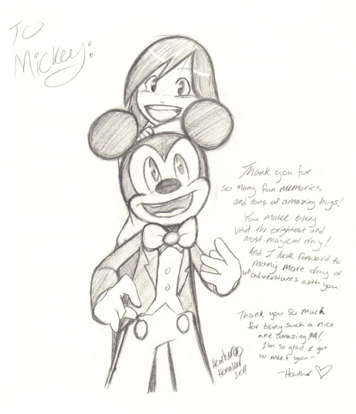 Drawn for Mickey when I meant to see him Sunday. Sadly, I didn&rsquo;t get a chance to, but I always