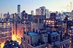 Relucent:  Upper East Side At Twilight, New York City (By Andrew C Mace) 