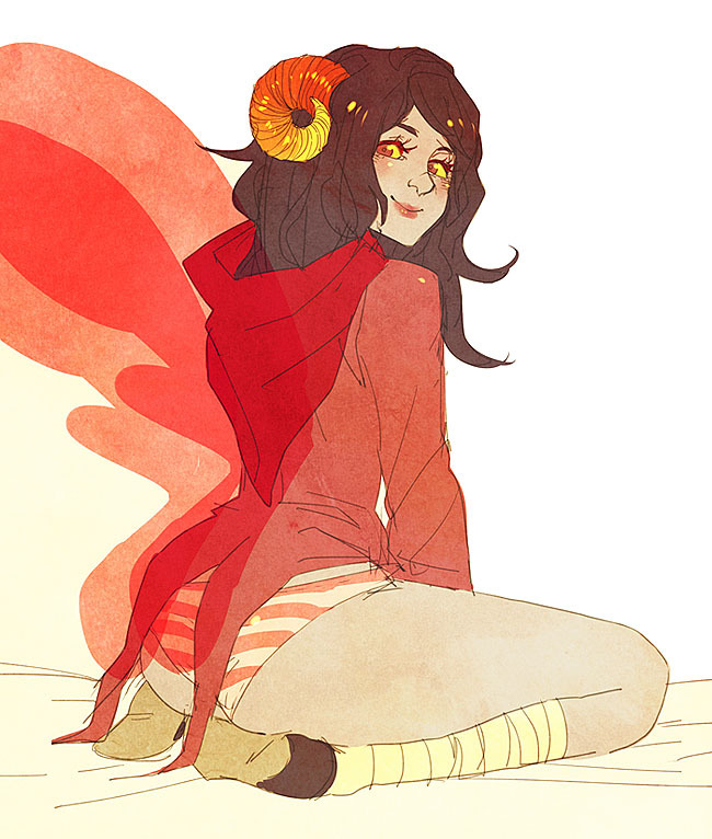 averyniceprince:   drop that ass make it boomerang tim asked me to draw aradia butts
