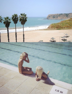 thewildheartsclub:  I might just be delusional but every time I see this on tumblr I question whether its possibly just one photo and a tricky illusional pool. Its not right…guys its not…is it? Because wow if it was. I need to get out more. 