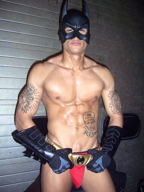 losttreasurepics:  Batman backstage 5-31-08 by SAL-E on Flickr. 