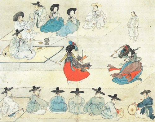 Sin Yunbok 申潤福 (b. 1758). Selections from Hyewŏn chŏnsinch'ŏp 蕙園傳神帖. Circa 1805.