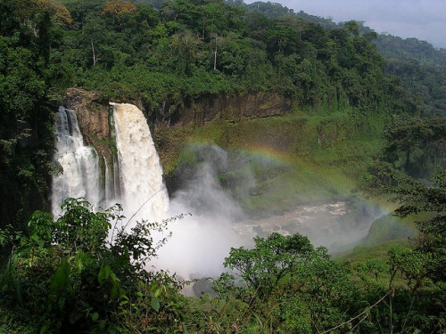 photo by hevtalbot on Flickr.Ekom Waterfall - Western Africa, Cameroon.