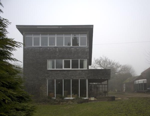 House in Potcroft, Surrey (1937) by Connell, Ward and Lucas. A unique house in the C, W & L portfolio in that it is constructed of wood rather than concrete. This was due to the ultra-conservative local planning committee, but I think it is very...