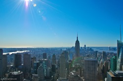 nydaily:  Empire State Building and Downtown