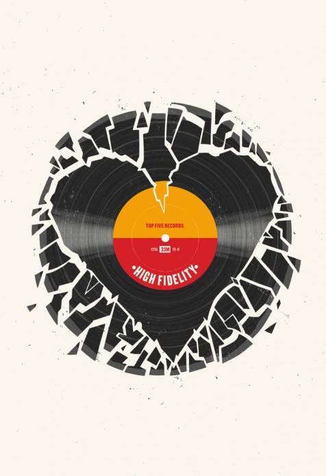 minimalmovieposters:  High Fidelity by Chris Madden