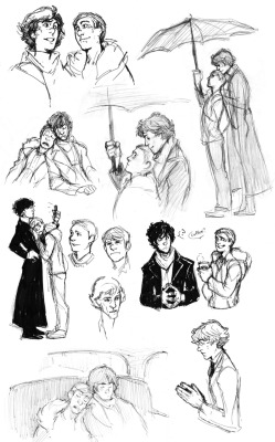 sdkay:  Some Sherlock BBC sketches. 
