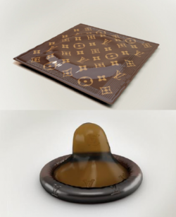 Emovillagepillage:   Louis Vuitton Introduces The $68 Louis Vuitton Condom  Trojan?
