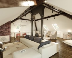 homedesigning:  The Art Of Sloped Ceiling