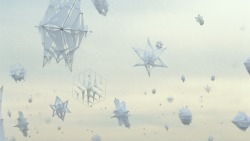 siftingflour:bouqetofparentheses:   snowflake kites  