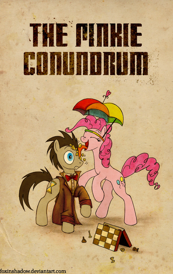 Pinkie Pie, stop being silly and don&rsquo;t lick the Doctor, Pinkie Pie stop