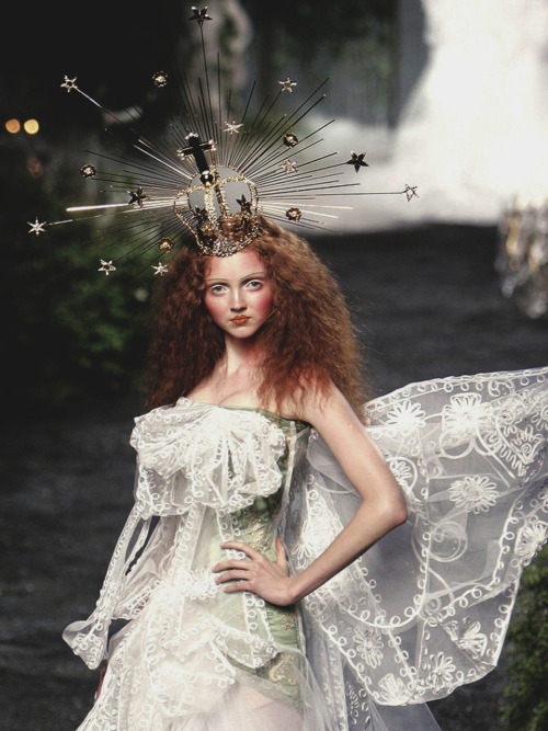 Lily Cole @ Christian Dior Haute Couture adult photos