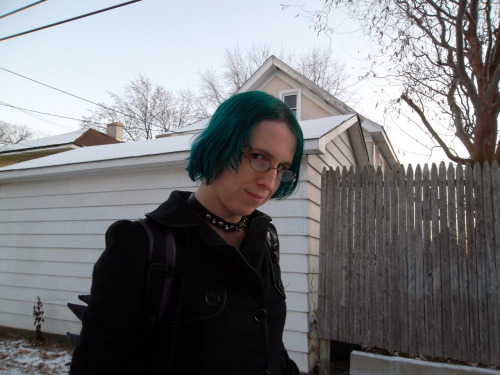 New hairdo!  It…. came out exactly like the old colour!   That’s okay!  Whoa!