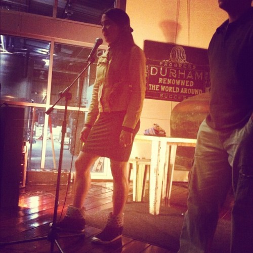 Chela talks @chirbachirba at #smctriangle (Taken with Instagram at Fullsteam Brewery)