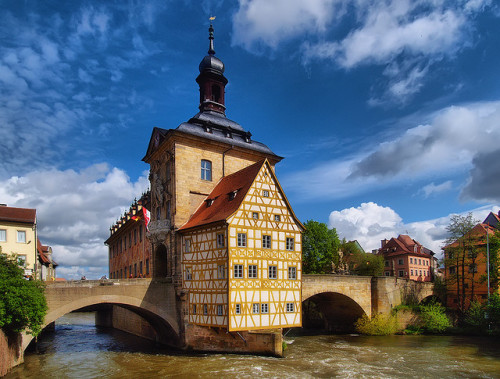 photo by Steve Daggar on Flickr. Bamberg is a city in Bavaria, Germany. It is located in Upper Franc