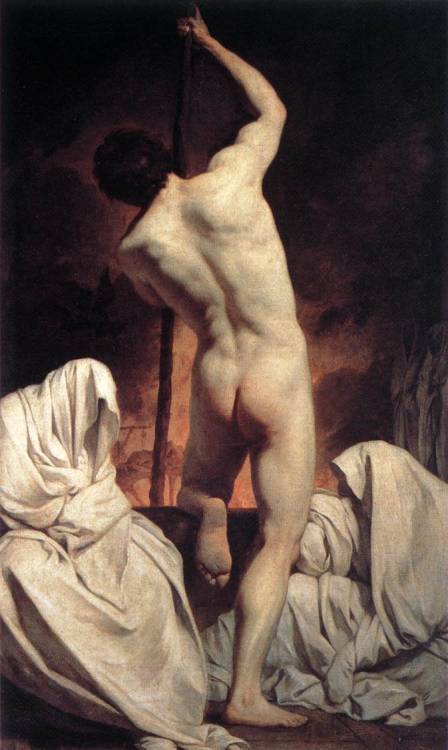 artandopinion:  Charon Ferrying the Shades 1735 - 1740 Pierre Subleyras 