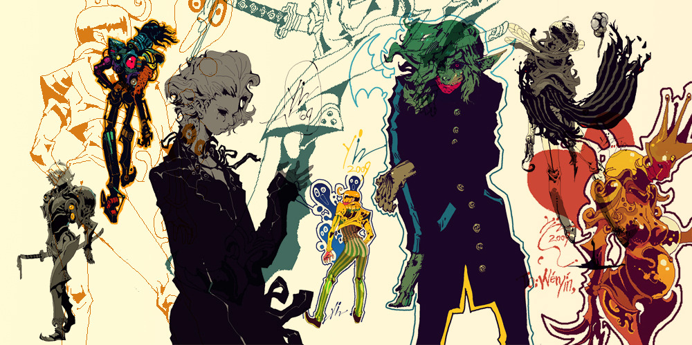 niddle:  by 语飘， That guy’s work is amazing, just choosing a few pieces to