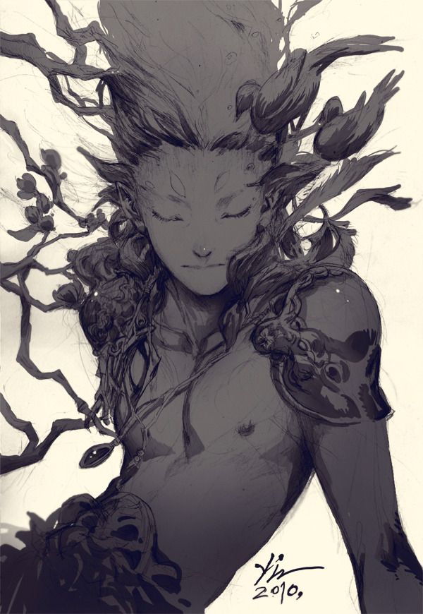 niddle:  by 语飘， That guy’s work is amazing, just choosing a few pieces to